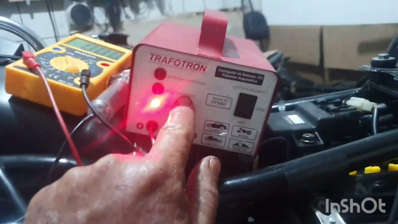 intruder 125-250 como carregar bateria.  respondendo inscrito