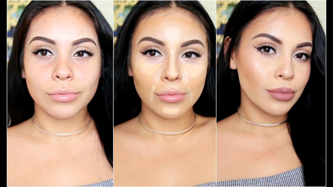 How To DRUGSTORE Contour & Highlight Using Affordable Makeup Brushes | juicyyyyjas | JuicyJas