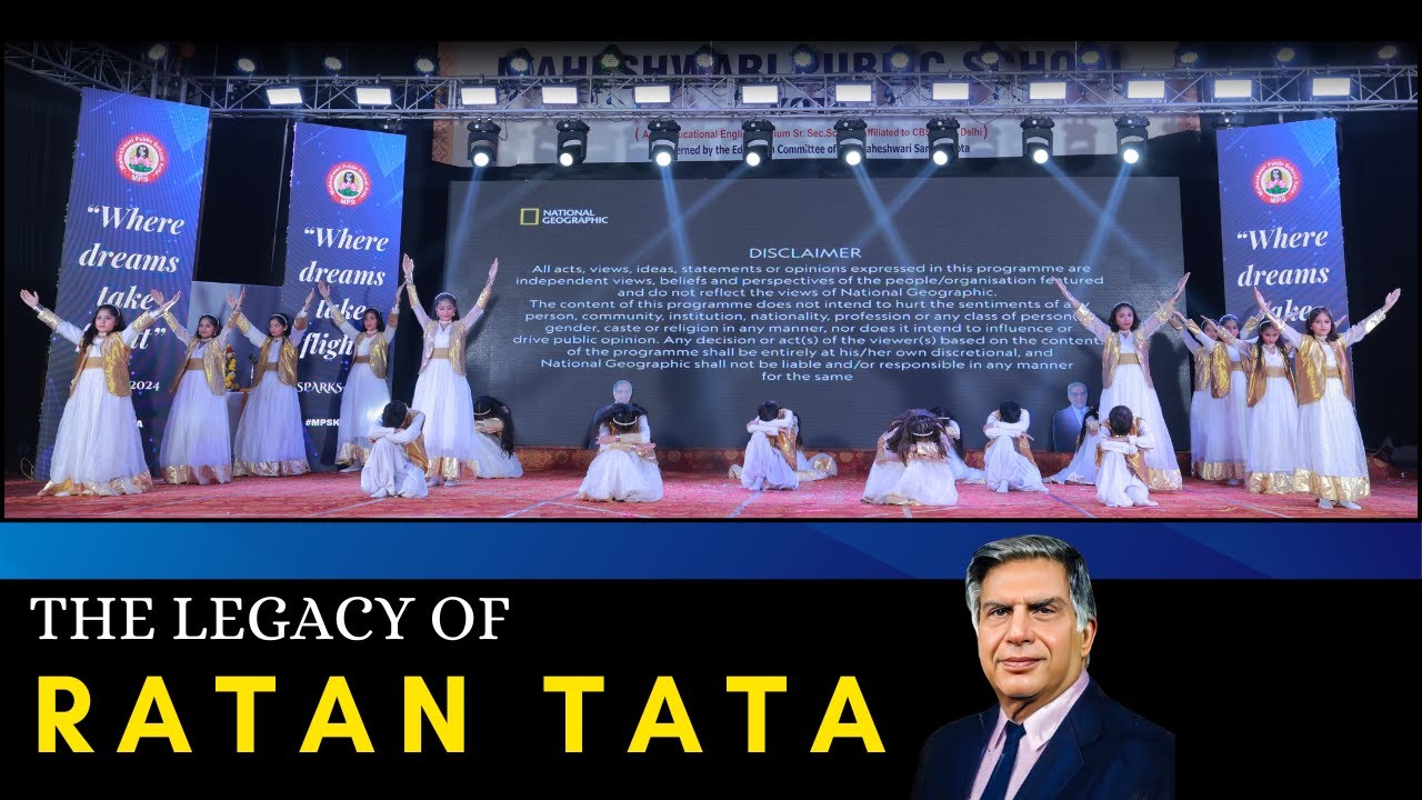 The Legacy of Ratan Tata | Sparks-2024 | Mps #kota #ratantata #annualday #dance