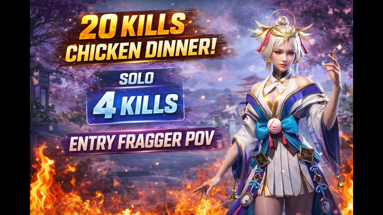 20 Kills 🐔Chicken Dinner Highlights || ENTRY FRAGGER POV || INFINIX GT 20 PRO 120 FPS #torqbgmi 