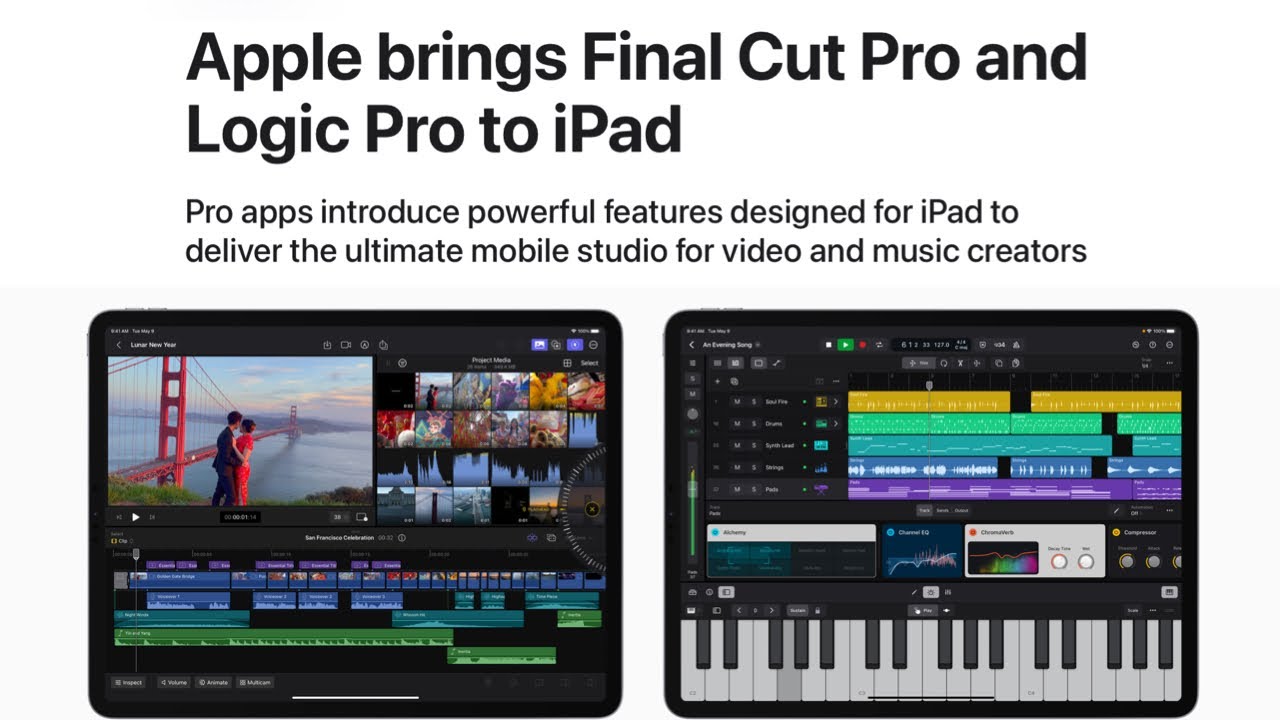 Final Cut Pro & Logic Pro for iPad!!!!  It's OFFICIAL!!!  🤯 🔥 🙏