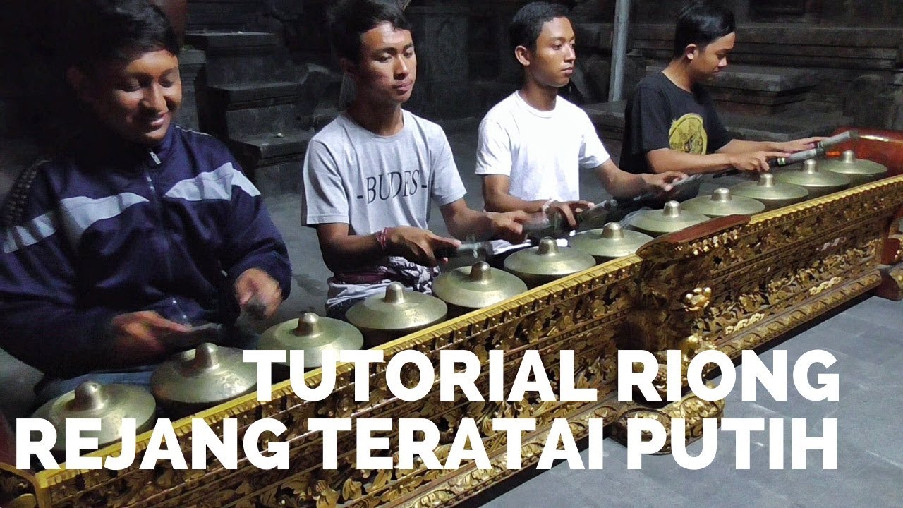 ASIK PUKULAN RIONG REJANG TERATAI PUTIH