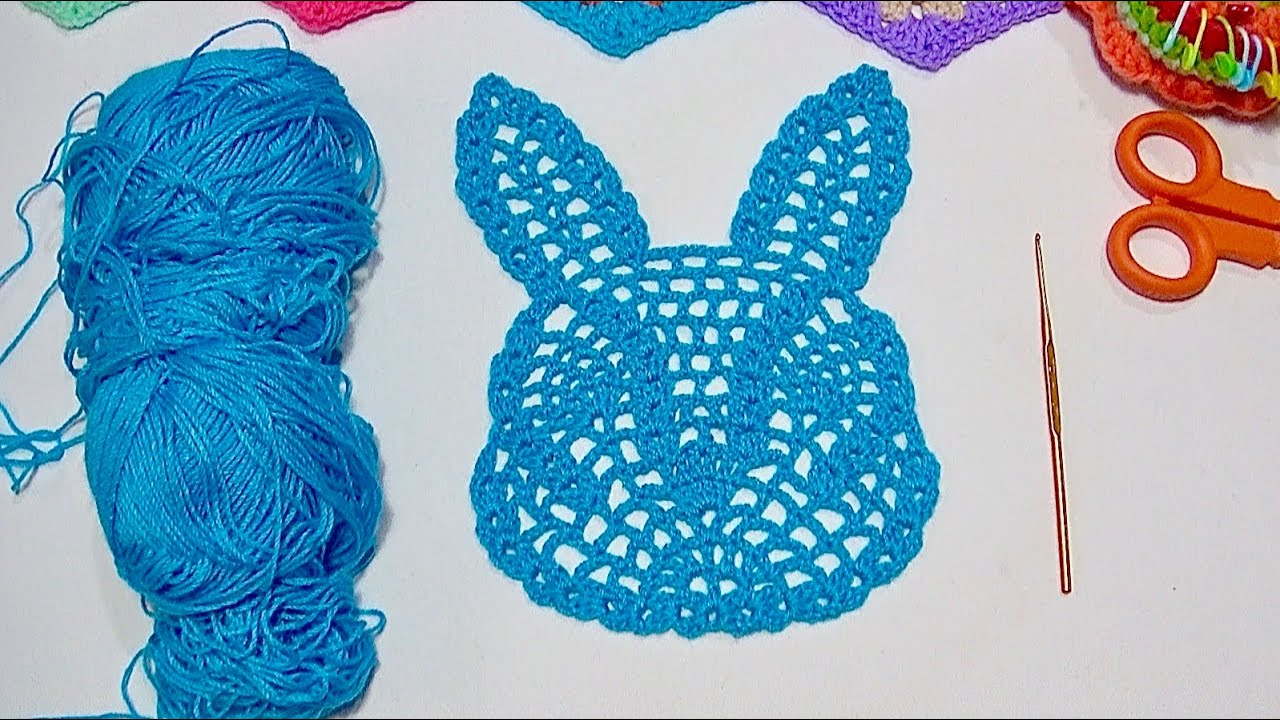 Mantelito de Conejo Tejido a crochet paso a paso