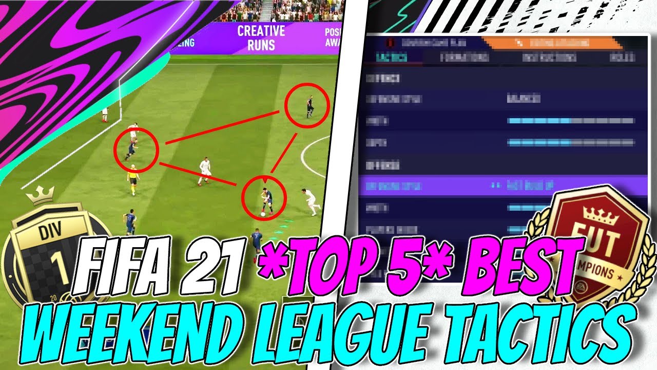 FIFA 21 TOP 5 MOST *META* WEEKEND LEAGUE FORMATIONS FOR ALL PLAYSTYLES POST PATCH!! | FUT 21