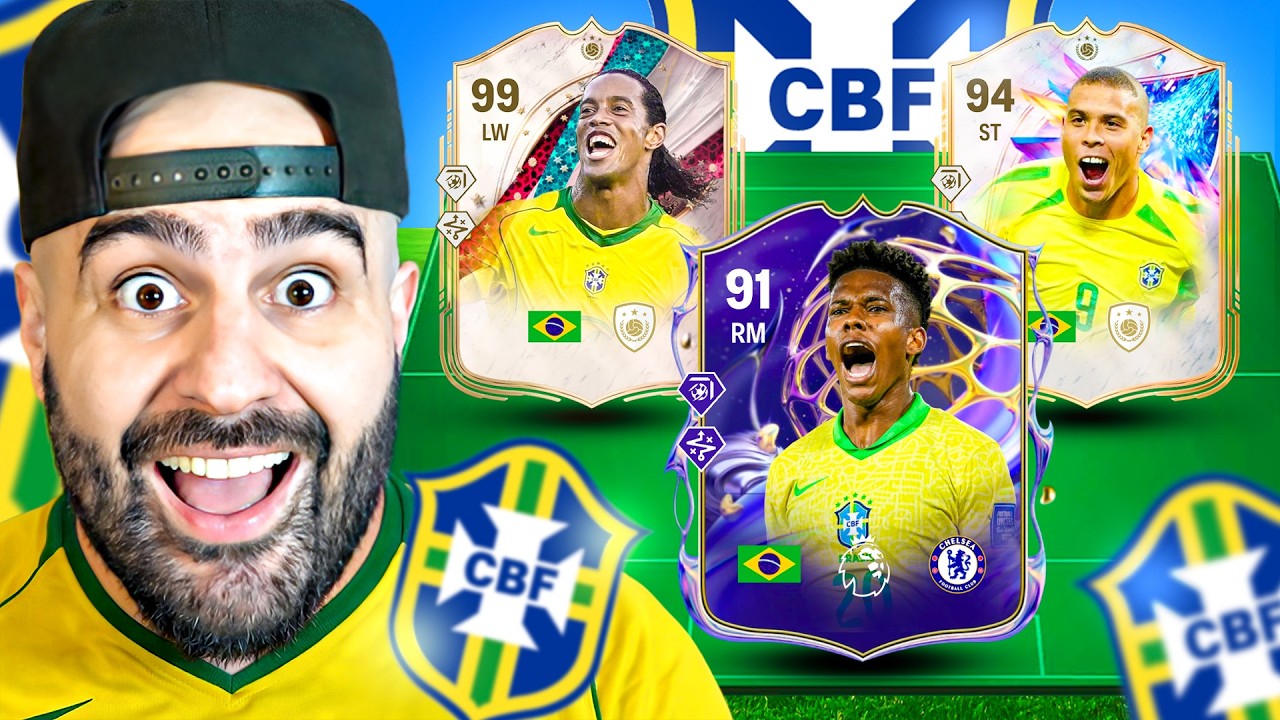 I Built The Most ELITE Past & Present Brazil Squad