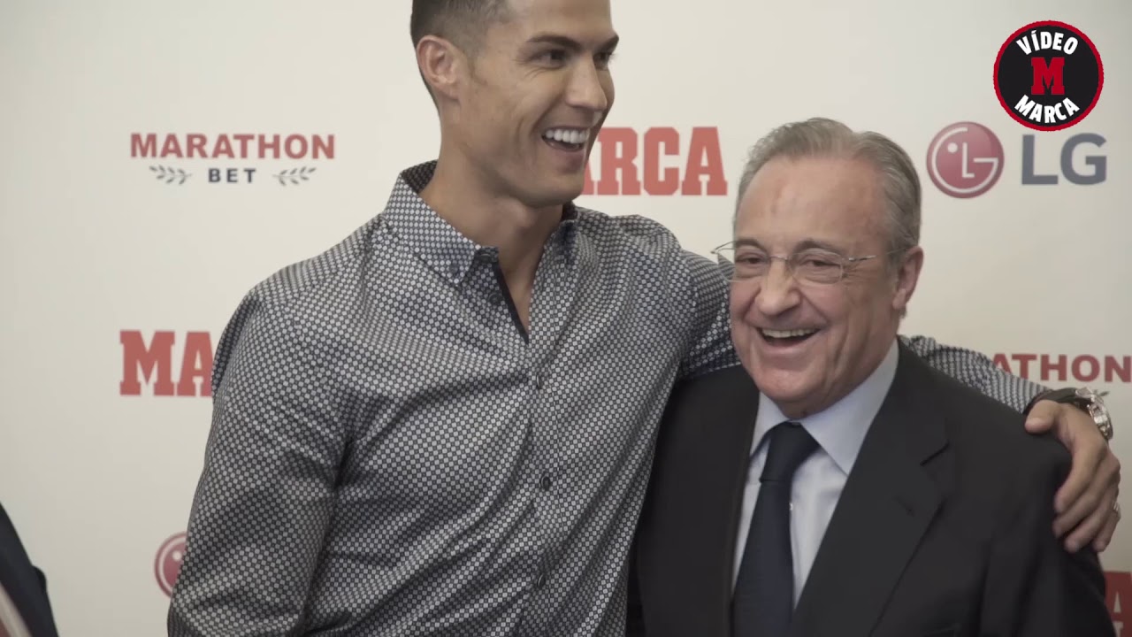 Lo que no se vio del MARCA Leyenda: el primer reencuentro entre Cristiano y Florentino