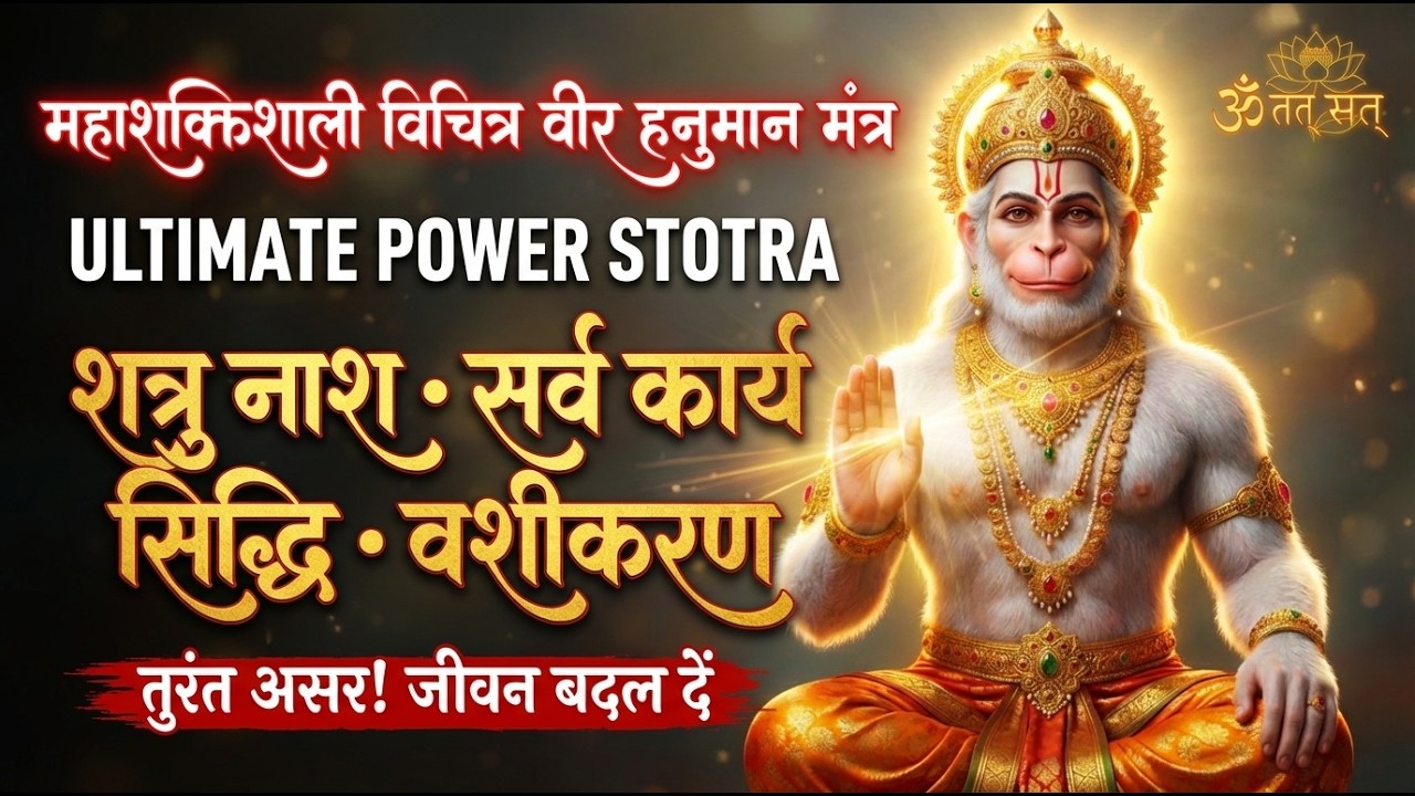 Maruri strotra | शत्रु नाशक, सर्व कार्य सिद्धि, वशीकरण | Powerful Maruti Stotra