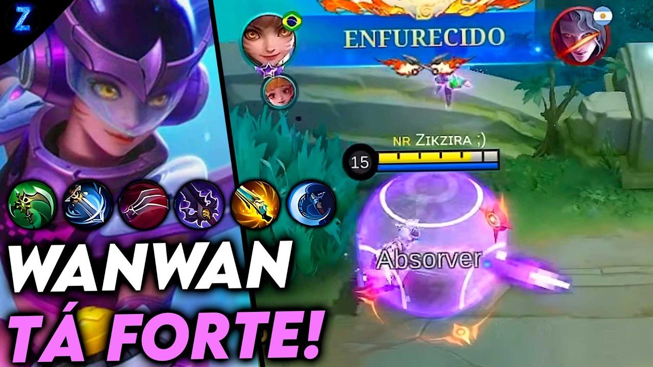 WANWAN EST&Aacute; MUITO BOA PARA JOGAR NO META ATUAL!! - WANWAN GAMEPLAY | Mobile Legends