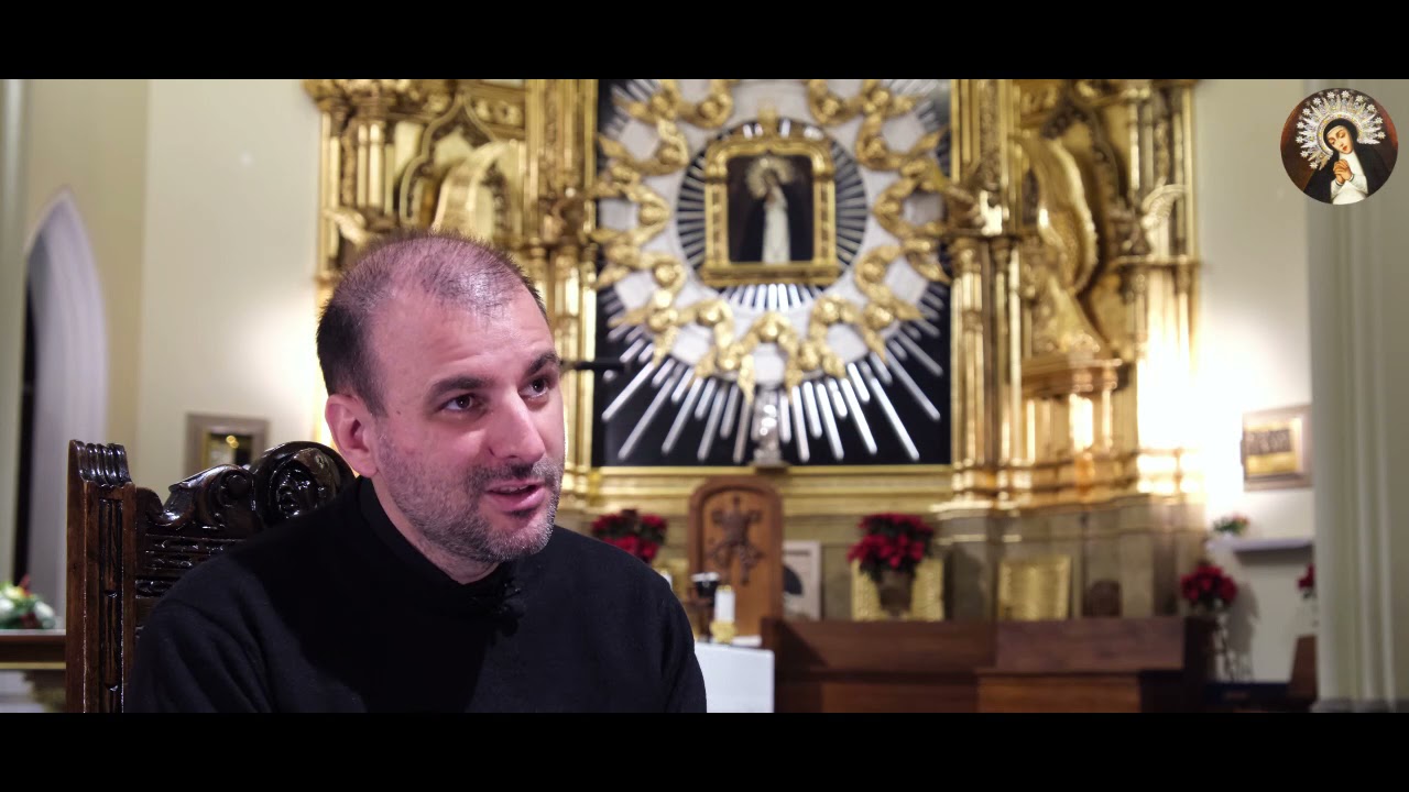 Gabriel Benedicto explica el origen de la Virgen de la Paloma y su relación con la soledad