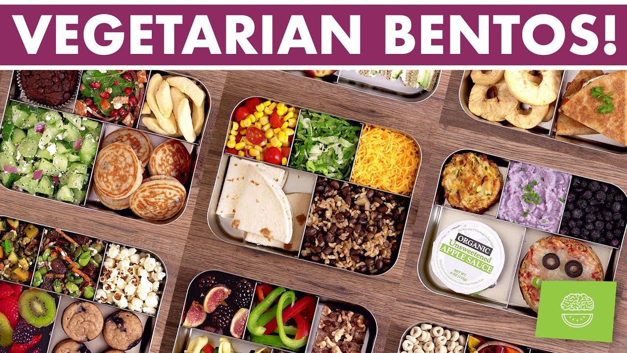 VEGETARIAN Bento Box Lunches - Compilation video!