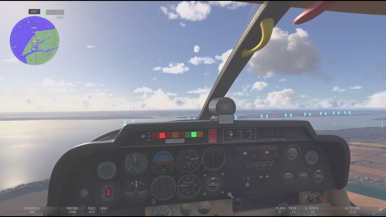 Robin DR400 | Tillingham to Denham | Microsoft Flight Simulator