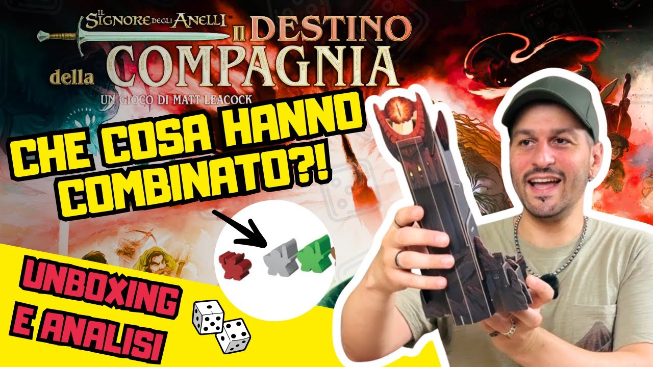 Unboxing e Analisi ITA Il Destino della Compagnia | Gioco da Tavolo