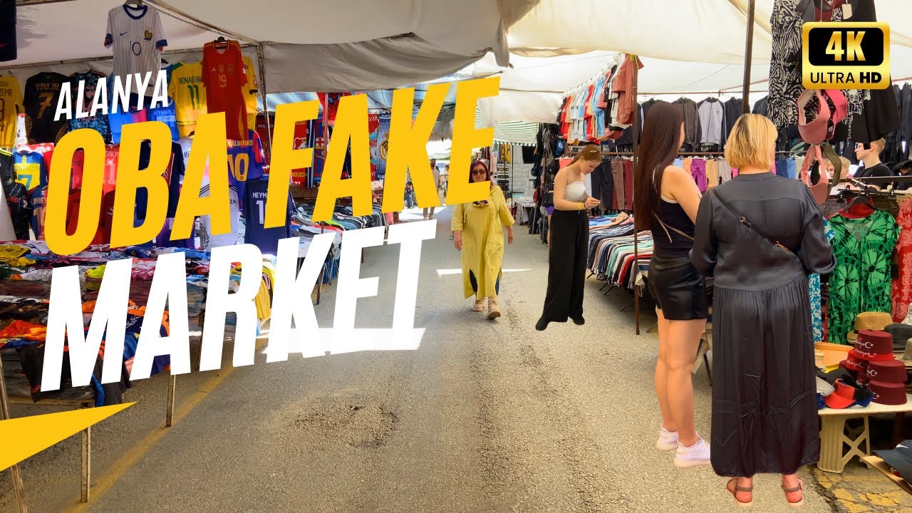 Alanya Oba Monday Fake Market | Is This The Best Fake Market in Turkey? | Walking Tour | April 2025