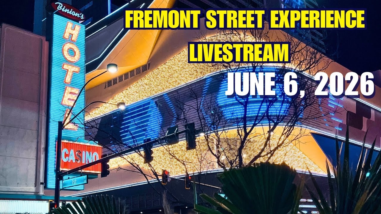 THIS is the FREMONT STREET EXPERIENCE RIGHT NOW on a SATURDAY NIGHT!