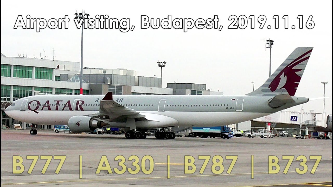 Plane spotting inside Budapest Airport | B773, A333, B787