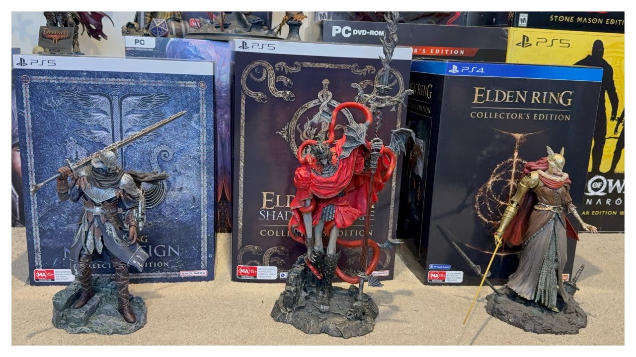 Elden Ring Collector&rsquo;s Edition Showdown: Original vs Shadow of the Erdtree vs NightReign!