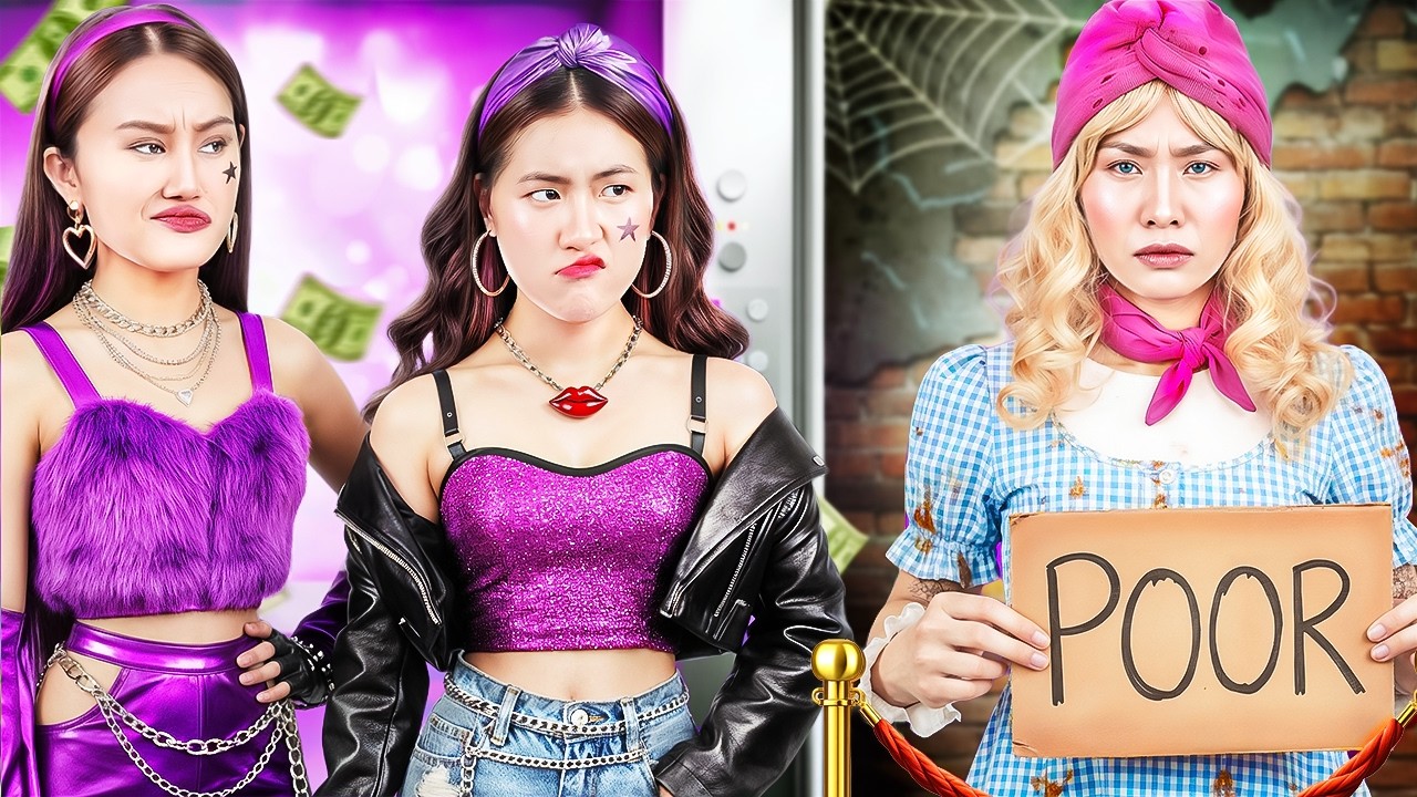 Бедная Мама Барби Против Богатой Мамы Братц! Мама Спасла Меня От Злодея