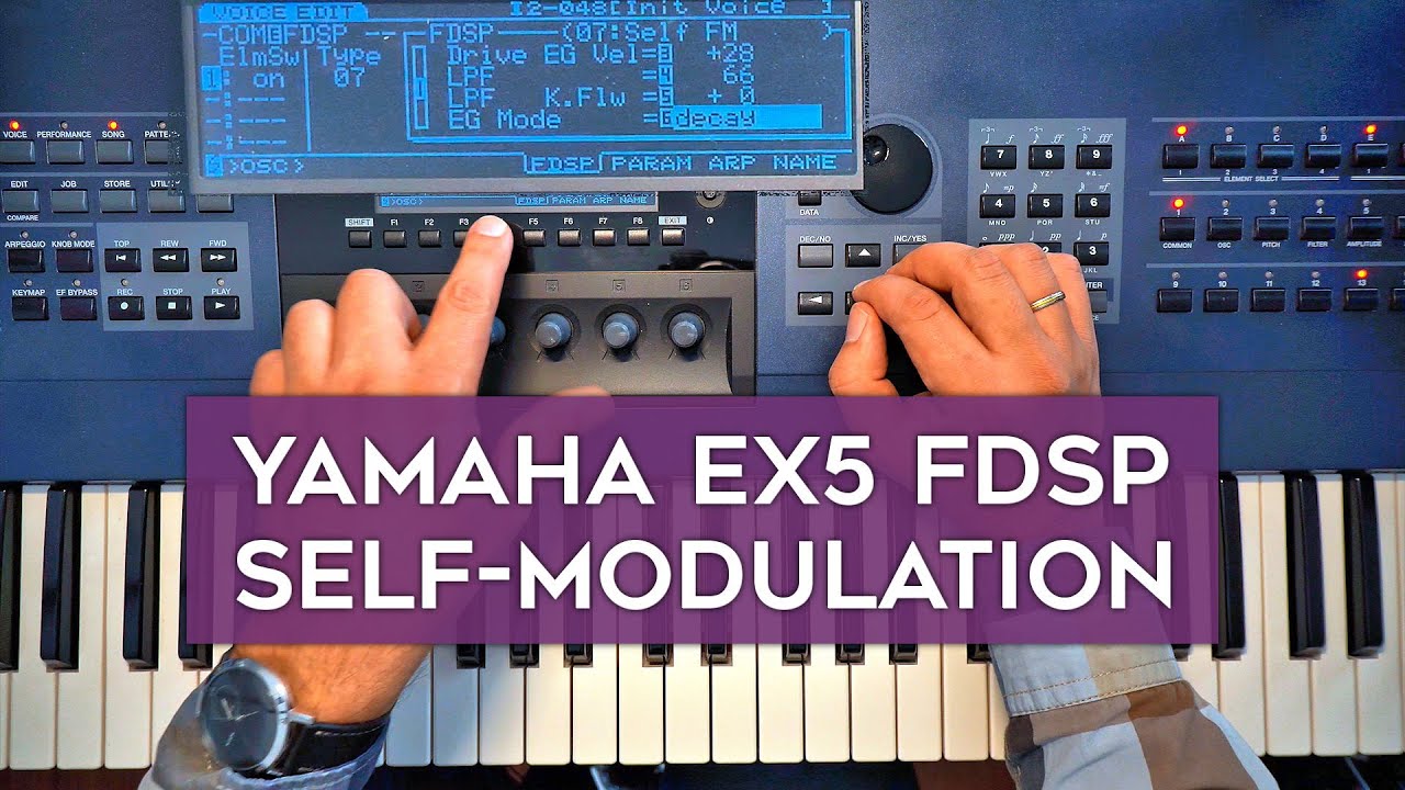 FM with samples - FDSP self modulation on the Yamaha EX5