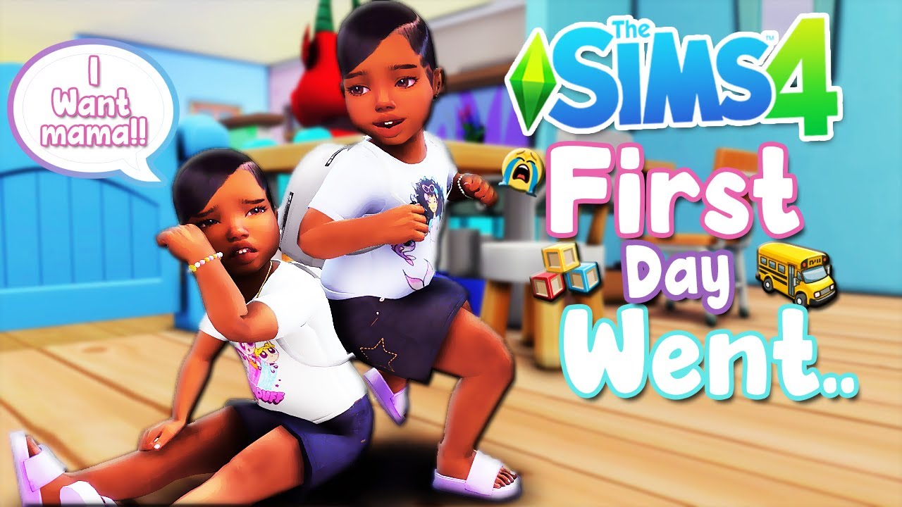 Наш ПЕРВЫЙ ДЕНЬ в детском саду 👧🏽✏️ // Жизнь одинокой мамы-подростка. Эпизод 8 — Sims 4 LP