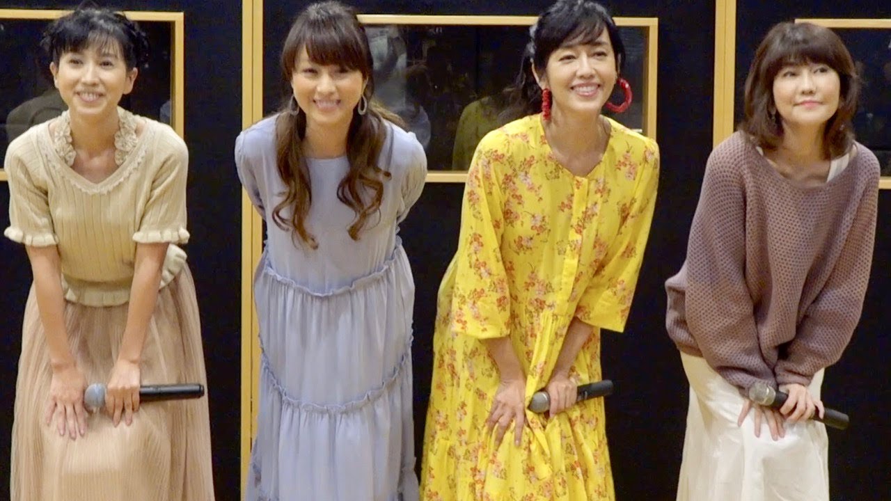 松本伊代＆早見優＆渡辺美奈代＆西村知美が「セーラー服を脱がさないで」を熱唱／「80’s Idol Fes」事前記者発表会