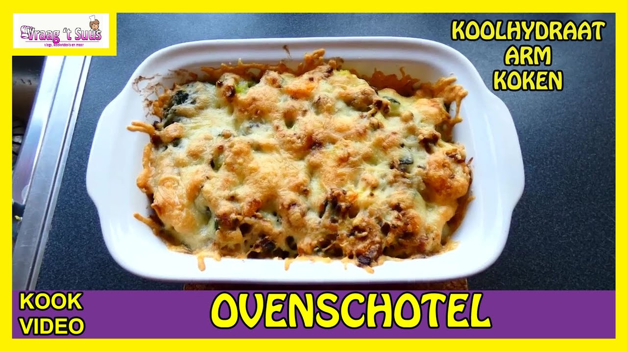 Koolhydraat arme ovenschotel |kookvideo