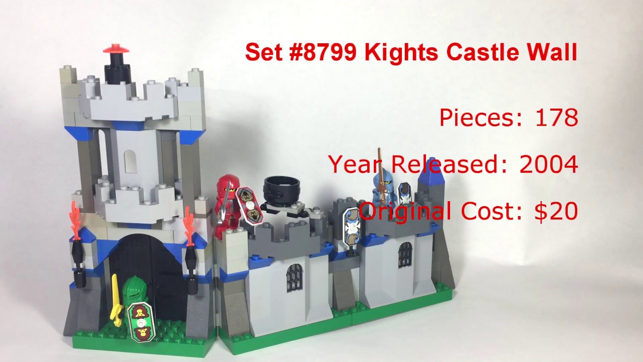 Retro Review: Lego Set #8799 Knights Castle Wall