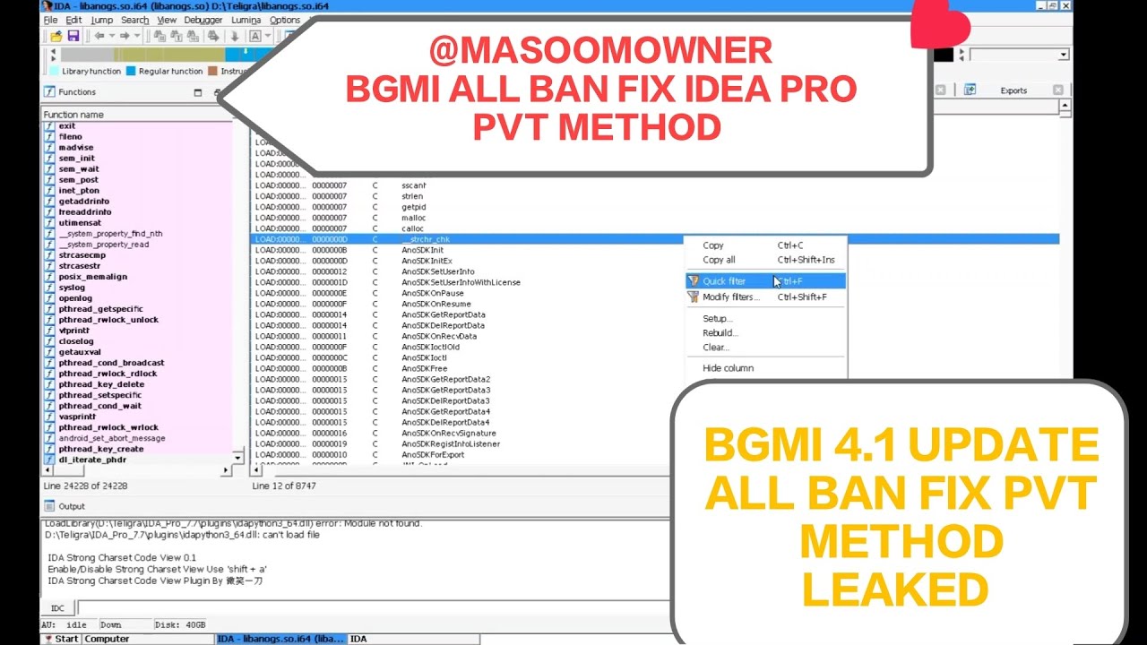 BGMI NEW 4.1 UPDATE ALL BAN FIX PVT METHOD LEAKED 2025 || ISH METHOD SE ALL BAN FIX 5 MIN ME 