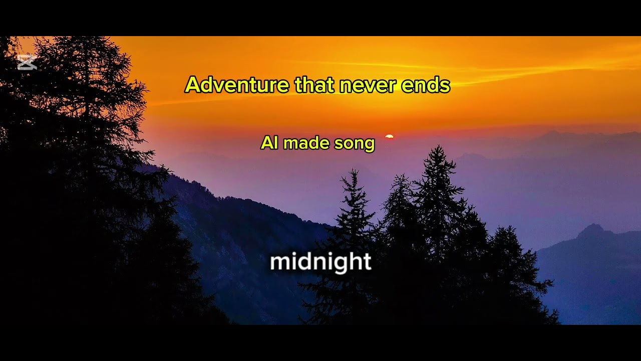 Adventure that never ends/Evergreen AI made song with lyrics/cover 