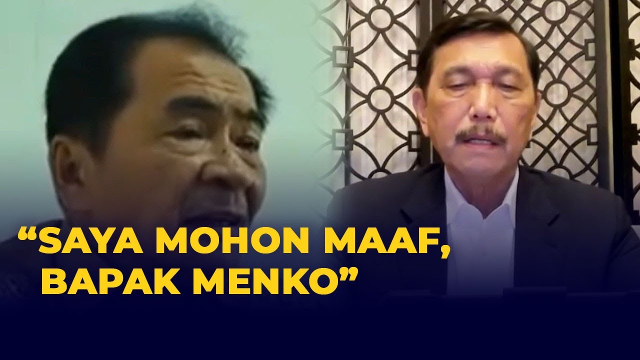 Momen Bupati Banjarnegara Salah Sebut Nama Luhut Jadi Penjahit