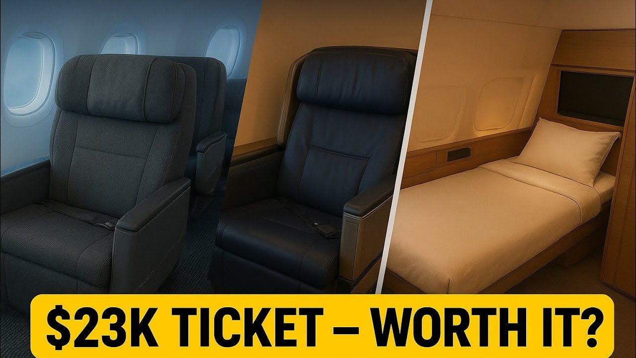 Singapore Airlines First vs Business vs Premium Economy – Is the $23K Ticket Worth It?