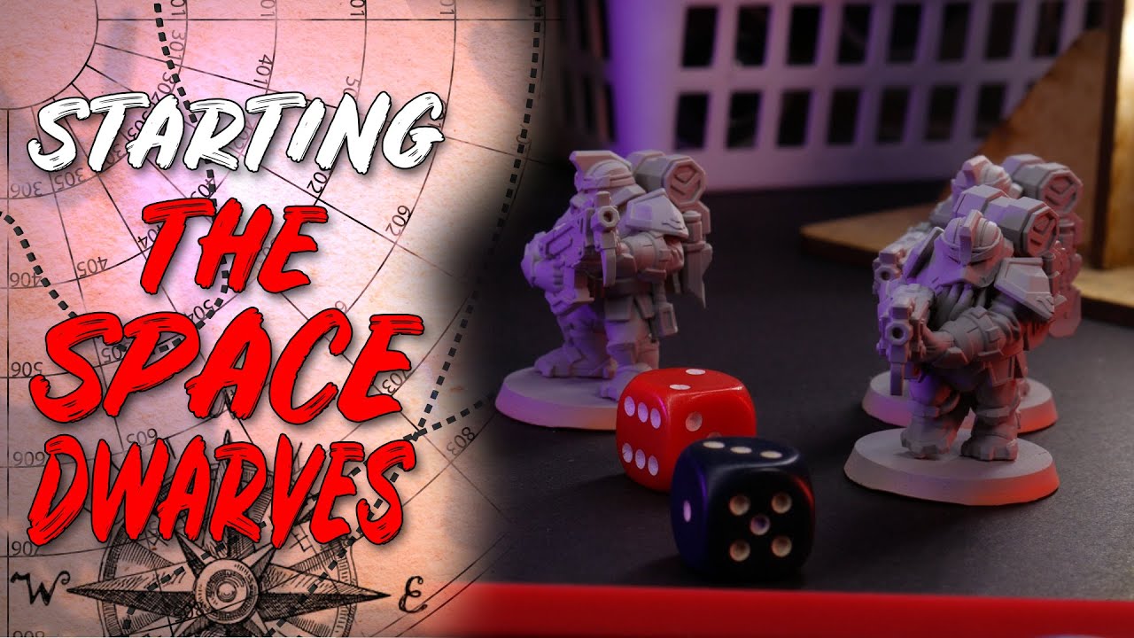 Paint between plays: Session 1 || First layers of the Sci Fi Dwarves