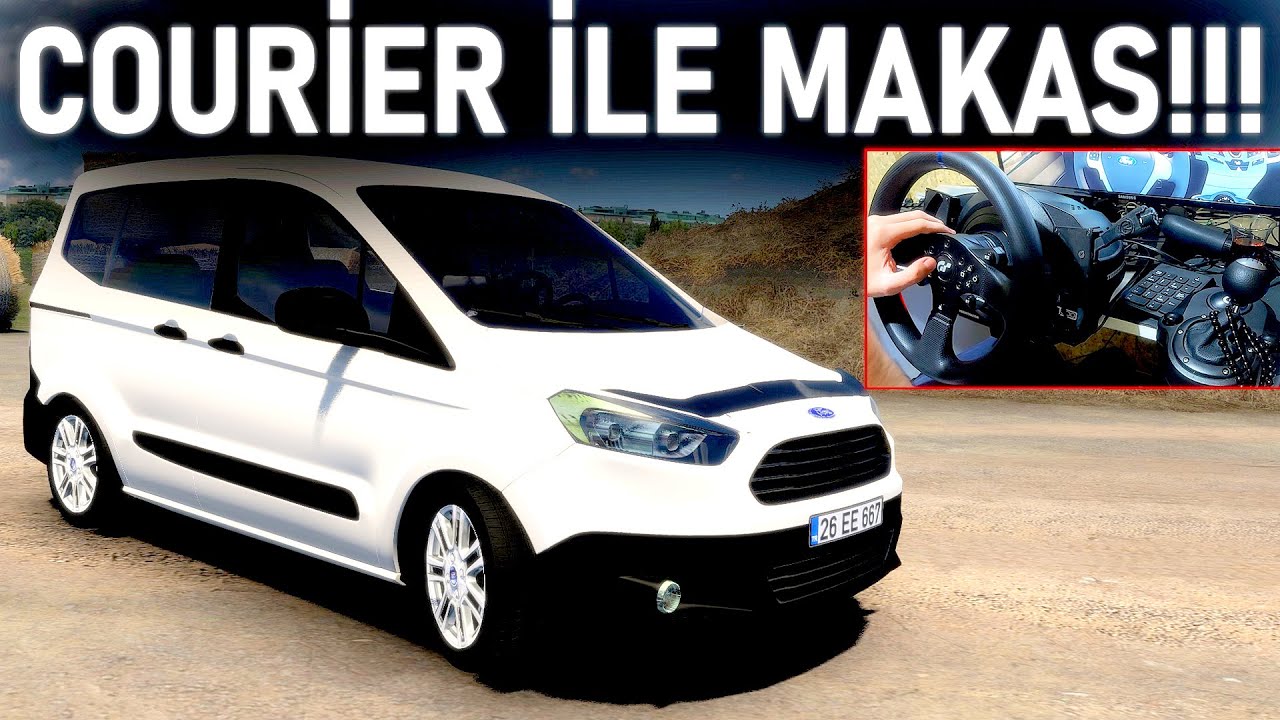ŞİRKETE FORD COURİER ALDIK! - MAKASÇI ŞİRKET ARABASI - ETS 2 Mod T300RS GT