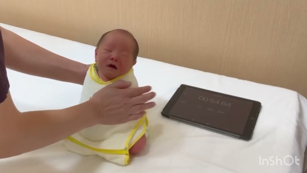 ぐっすりおくるみ ぐーぐーちゃん ギャン泣き赤ちゃん何分で泣き止む？#29