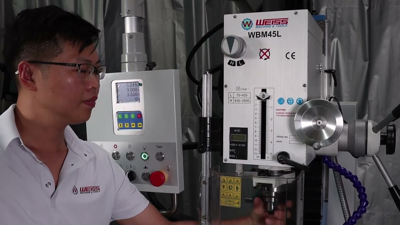 NEW WEISS WBM45L Drilling Milling Machine