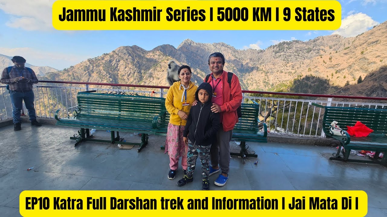 EP10 Vaishno Devi Yatra Full Trek | 22 KM Journey, Darshan, Bhairon Temple & Cable Car Experience