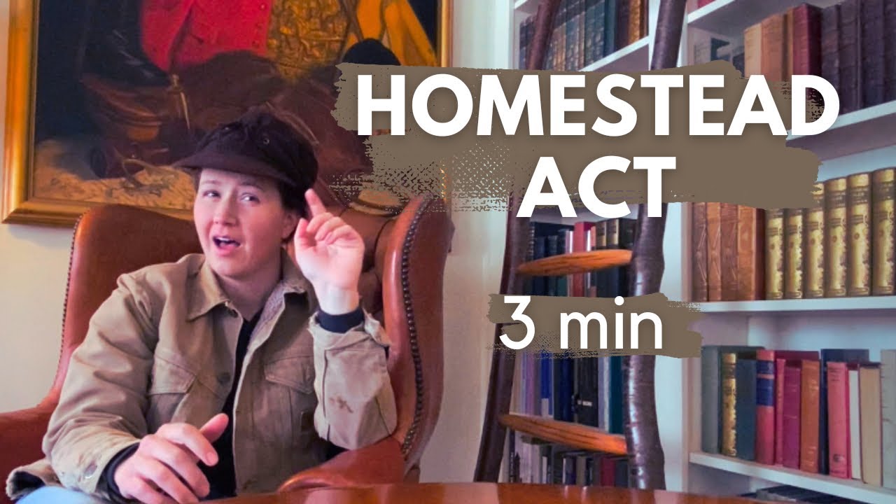 3 min History: Homesteading | America&rsquo;s Homestead Act
