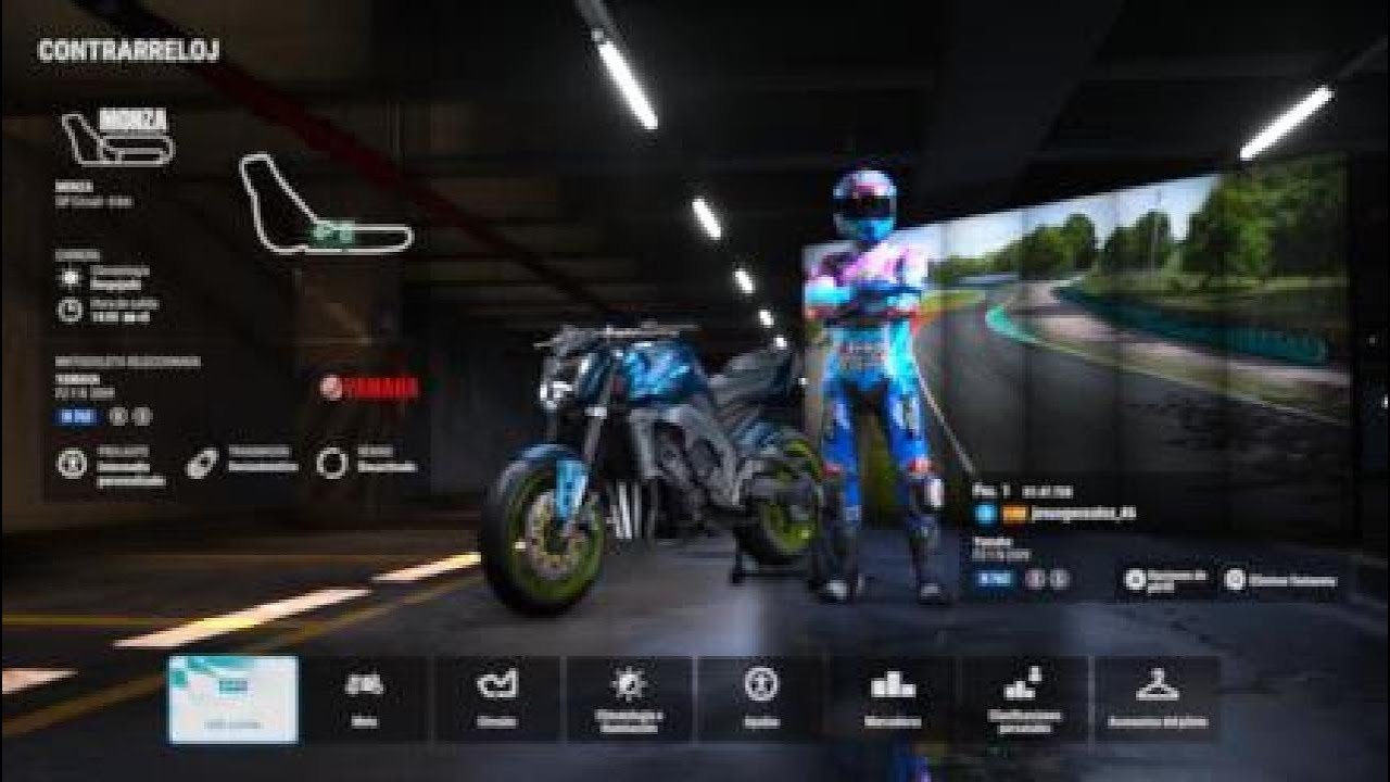 Ride 5 Monza Hotlap (PS5 World Record Yamaha FZ-1 N 2009)
