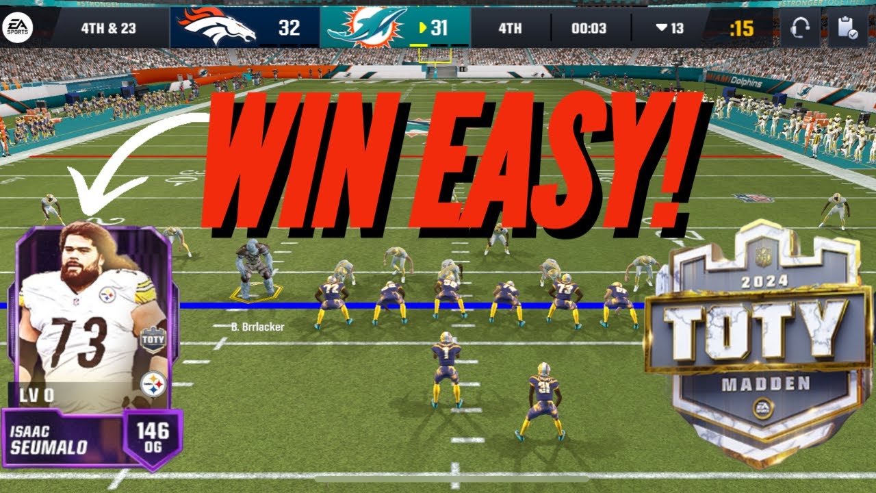 how to beat TOTY BOSS CHALLENGE II ! (Madden Mobile 24)