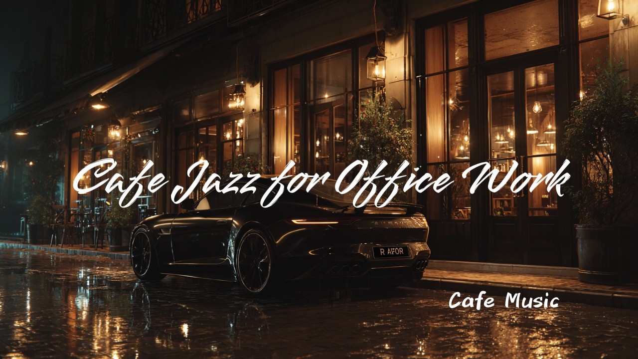 Cafe Jazz for Office Work – Calm Evening Background