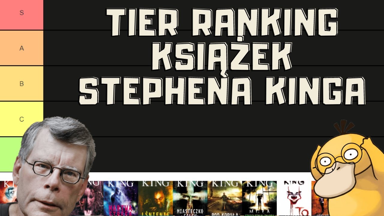 RANKING KSIĄŻEK STEPHENA KINGA (~60 KSIĄŻEK)