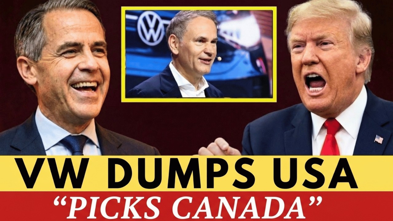 1 MIN AGO: Volkswagen Ditches US, Builds $7B Gigafactory in Canada as Trump's Tariffs BACKFIRE