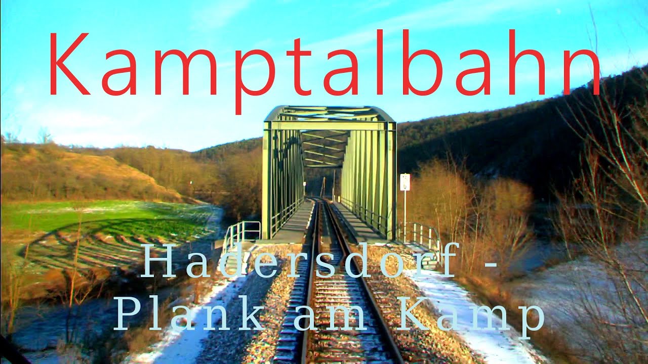 Führerstandsmitfahrt Kamptalbahn Hadersdorf - Plank a/K Cab Ride ÖBB 5047 [HD]