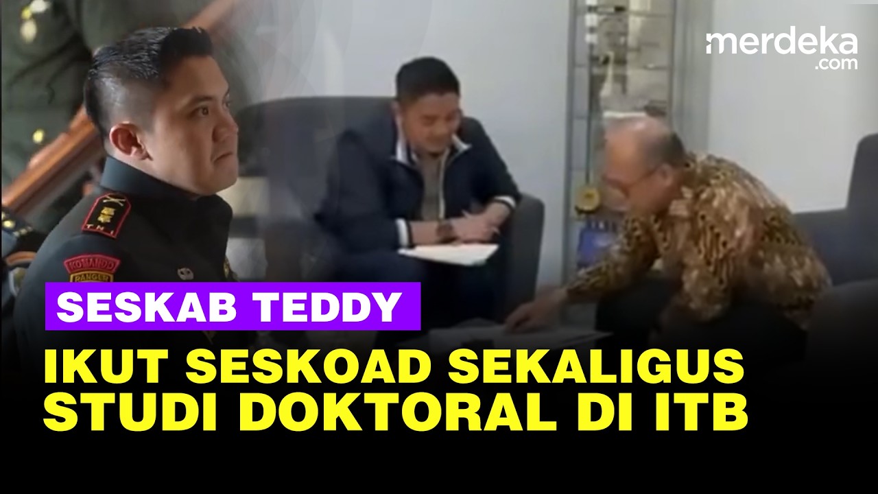 Gebrakan Seskab Teddy Ikut Seskoad TNI AD Sekaligus Studi Doktoral di ITB