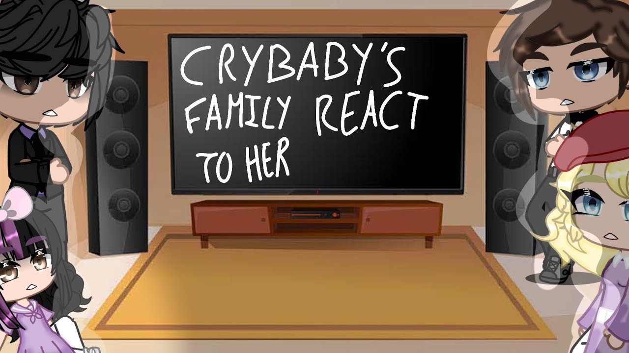 Crybaby's family react to her// FULL VER// Put in 0.5 speed// Read description! #gacha #gachatuber