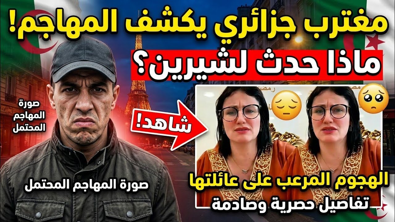 شاهد ماذا قال مغترب في فرنسا عن ما حدث لشيرين وعائلتها 😱