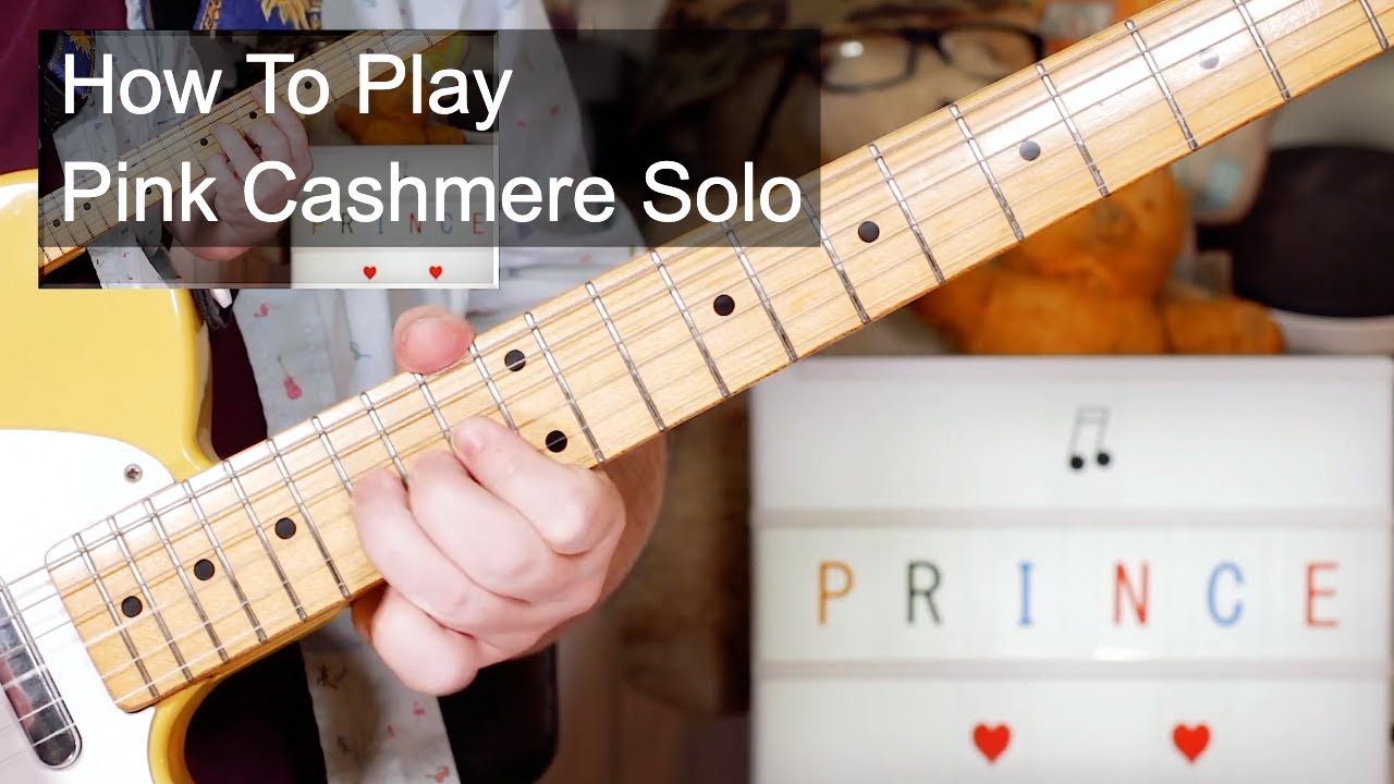 Урок игры на гитаре «Pink Cashmere Solo» от Prince