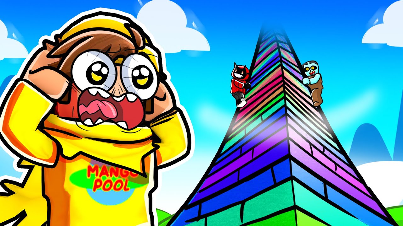 We Survived GIANT JENGA In Roblox!