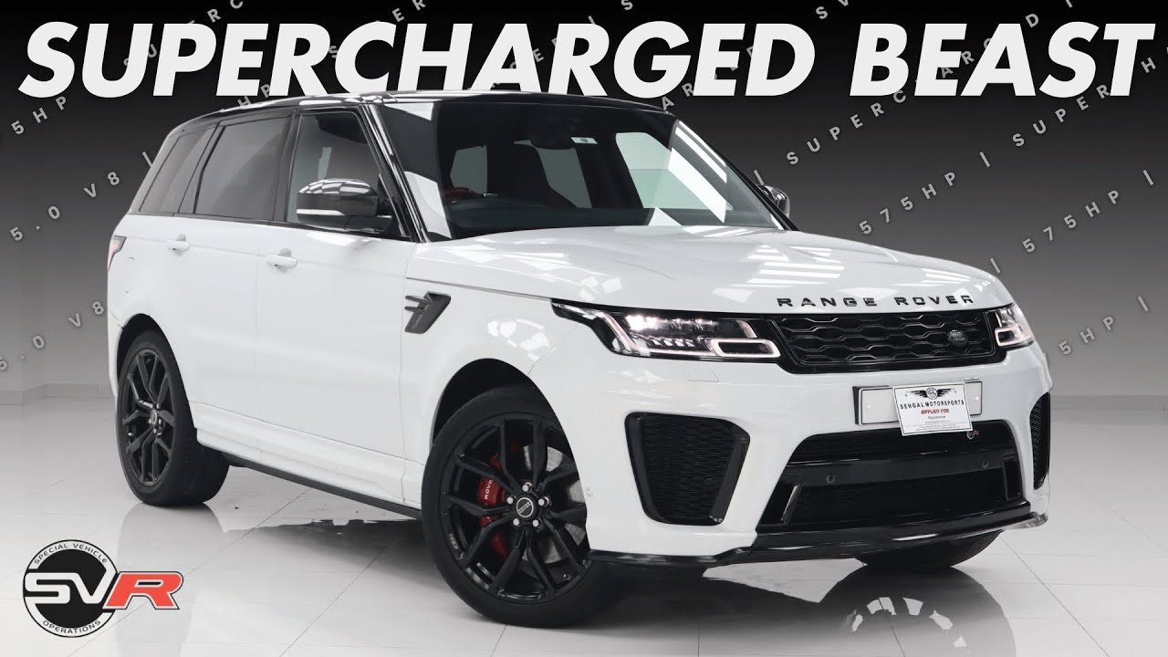 Range Rover Sport SVR V8 2018. Loudest + Fast SUV.