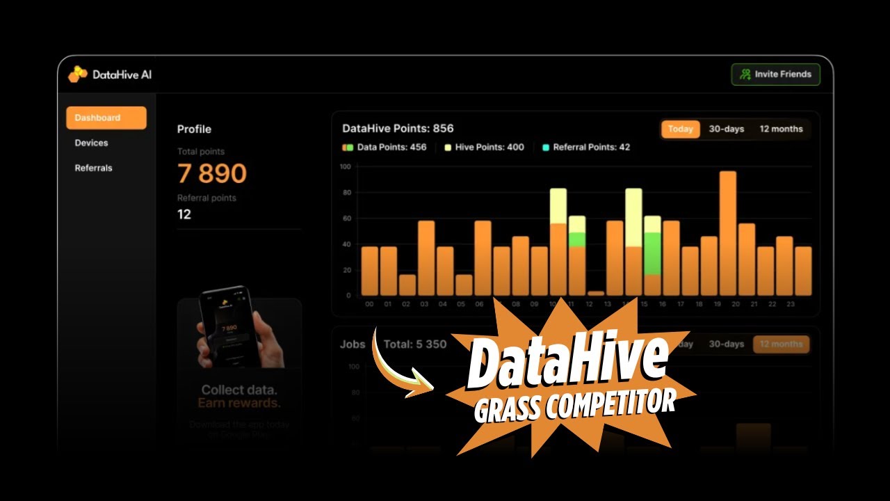 DataHive | Grass Network Similar DePIN Airdrop | Early Join