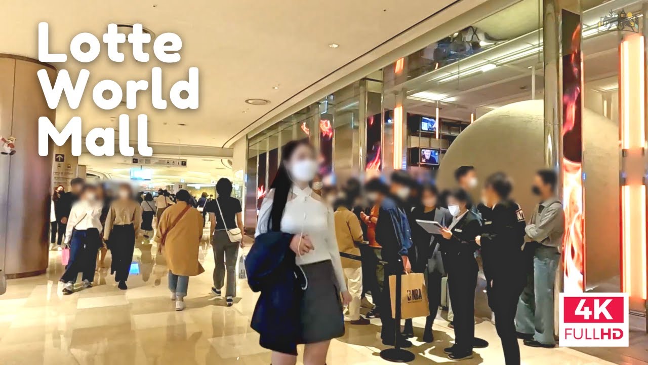 Exploring Seoul Gangnam Lotte World Mall - Seoul Street Walking Vlog 서울 강남 롯데월드몰 브이로그